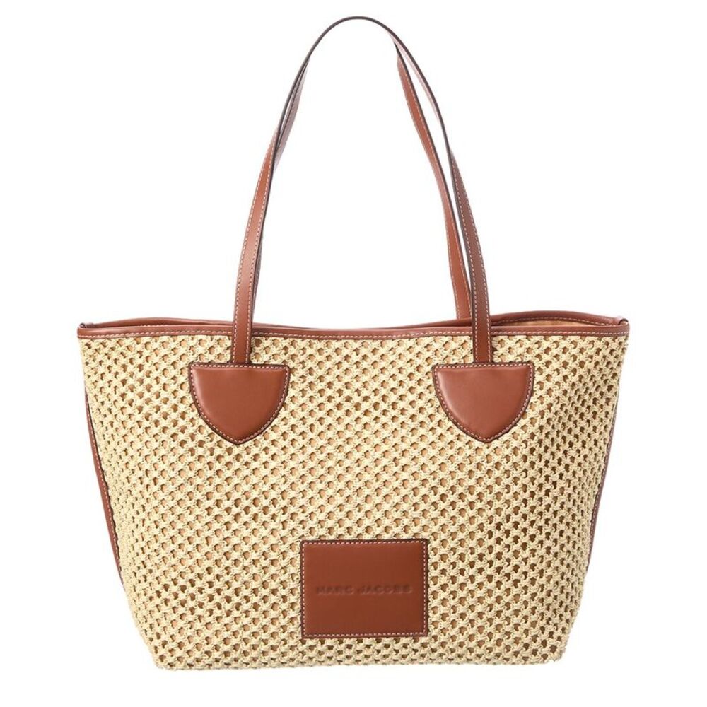 Marc Jacobs Straw On Your Marc Canvas Tote